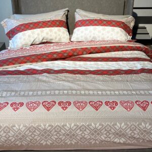 Completo Lenzuola per letto 100% puro Cotone made in Italy matrimoniale Molveno